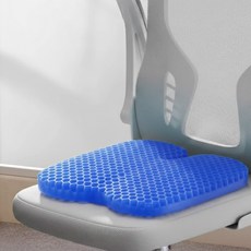 DAILYSHARE 涼感高分子凝膠正確姿勢坐墊, 藍色