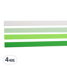 微笑活動雙面星星摺紙多功能紙 綠色漸變 540張組, 4套, 4 種顏色