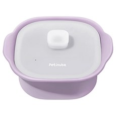 Petinube 韓國製造 矽膠副食品多功能蒸鍋 600ml 1入 月神紫, 1個