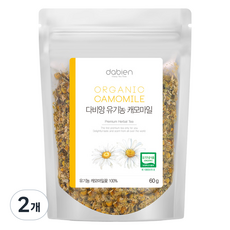 다비앙 유기농 캐모마일 차 리필, 60g, 2개, 1개입