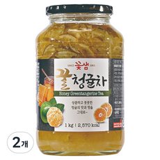 Kotsam 花泉 蜂蜜青橘茶, 2個, 1L, 1kg
