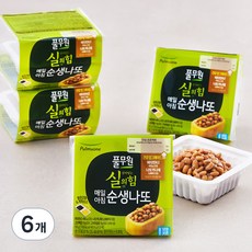 풀무원 실의 힘 매일아침 순생나또, 49.5g, 8개입, 6개