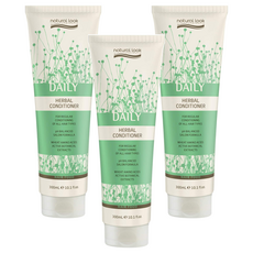 natural look HAIRFOOD 每日草本護髮素 適合所有髮質 pH平衡沙龍配方 小麥氨基酸活性植物萃取, 300ml, 3條