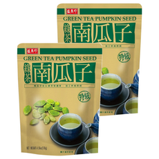 盛香珍 特級綠茶南瓜子, 130g, 2個