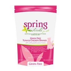 spring 曙光 天然無穀貓餐 全齡貓適用, 鮪魚+雞肉, 300g, 1袋