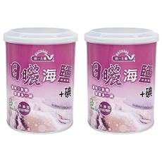 統一生機 日曬海鹽加碘, 600g, 2罐