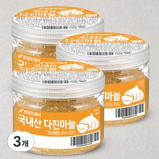국내산 다진마늘, 250g, 3통