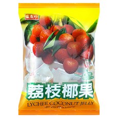 盛香珍 蒟蒻椰果 荔枝, 1kg, 1袋