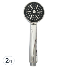 我們的水道 一般手持式400蓮蓬頭, 2個, 黑色