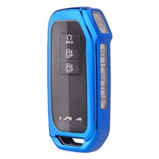 크로니클 기아 쏘렌토 슬림핏 7버튼 스마트키 케이스, 블루, 1개, 기아 슬림핏 7버튼타입