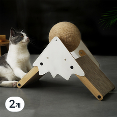 레드퍼피 고양이 네코야 트라이 빅볼 스크래쳐, 혼합색상, 2개