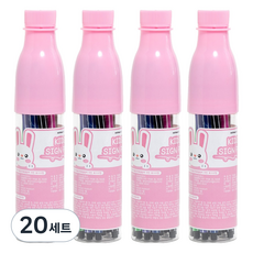 민화샵 수성 사인펜 12종 세트, 핑크(UDPAT0041), 20세트