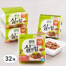 풀무원 국내산 콩 생나또, 49.5g, 8개입, 4개