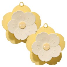 Hanbomnuri 浴室排水孔矽膠墊 水槽下水道蓋, 黃色