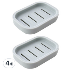 THE ZAKKA 簡約肥皂架, 灰色, 4個