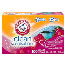 ARM&HAMMER 衣物柔軟片 熱帶天堂香氛, 1個, 100片