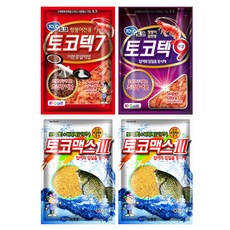 토코 베스트커플4 떡밥 토코텍7 + 토코텍9 + 토코맥스3 2p 세트, 1세트