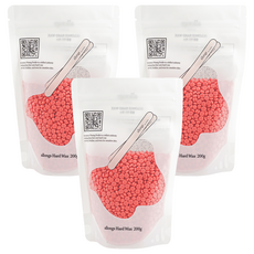 Allong Refill Beads Hard Wax 適用於所有部件, 200g, 3個