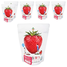 Ssalgwaja 米餅村 無添加寶寶水果脆片 草莓口味, 13g, 6包