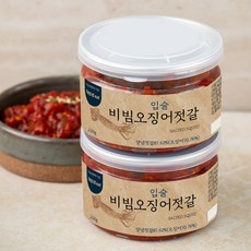 입술젓갈 비빔 오징어젓, 150g, 2개