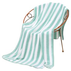 원이네 대형 비치타월 70 x 140 cm, 민트, 1개