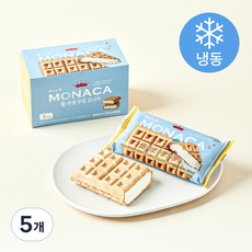 폴바셋 우유 모나카 (냉동), 140ml, 3개입, 5개