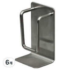 에브리윅 부착식 304 스텐 세숫대야 걸이, 6개