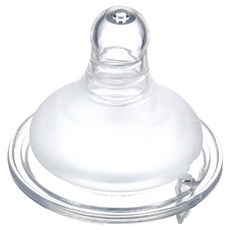 Simba 小獅王辛巴 超柔防脹氣寬口十字奶嘴, M(3個月以上), 1個