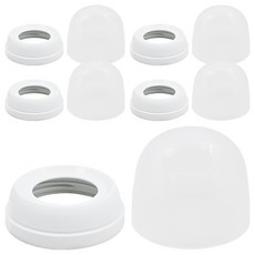 pigeon 貝親 實感哺乳奶瓶防護罩, 白色, 5組