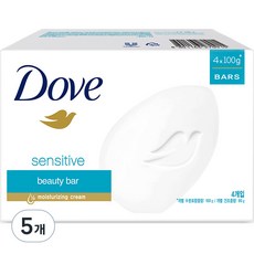 도브 센스티브 스킨 뷰티 바, 100g, 20개입