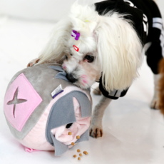 DEOPLLAE 寵物嗅聞滾動球, 灰色, 1個