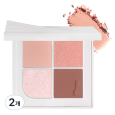 누그레이 에센셜 아이팔레트 5.8g, 3 로지번, 2개