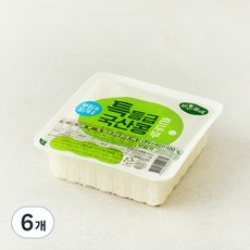맑은물에 특등급 국산콩 촌두부, 300g, 6개