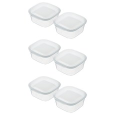 INOMATA 1841角型保鮮盒2入組, 270ml, 3組