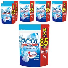 finish 洗碗機專用餐具小蘇打洗滌粉 0561, 1kg, 6包