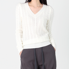 Dotif 女款 Hane 麻花針織衫 T25FW1-A2141