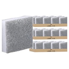 3M Scotch-Brite 廚房去污清潔迷你海綿, 3個, 12個裝, 灰色