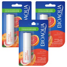 BIOAOUA 泊泉雅 保濕滋潤變色護唇 西柚 2.7g 改善乾燥 展現水潤, 1組