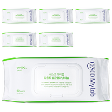 세스코마이랩 다용도 살균클리닝 티슈, 6개