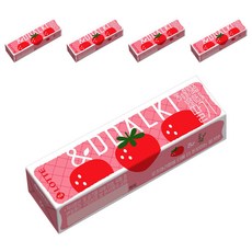 LOTTE 樂天 &DDALKI口香糖 草莓口味, 5條, 26g