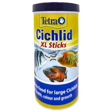 Tetra 德彩慈鯛 XL 條狀飼料 促進健康、增色和生長, 1瓶, 1L