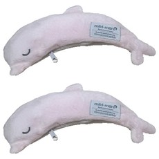 미루토마레 돌고래 삼총사 핫 앤 아이스 수면안대 핑크, 1개입, 2개