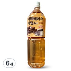 청솔식품 카페 베이스 시럽 A+, 1.5L, 6개