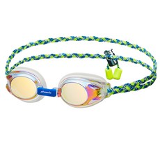 Phoenix 兒童鏡面布料泳鏡 PN-505JM FB, 藍色