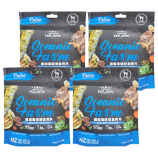 ABSOLUTE HOLISTIC 全齡犬 鮮食肉片, 藍鯖魚 + 放牧羊 + 綠貽貝 + 牛磺酸, 100g, 4包