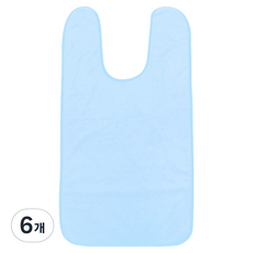Flexline 成人醫院用圍兜, 6個, 淺藍色