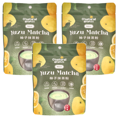O'natural 歐納丘 柚子抹茶粉, 10g, 6條, 3袋