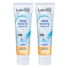 Lab52 齒妍堂 藍礦淨白牙膏 清新柚香, 110g, 2條