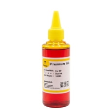 NEXTPAGE 台灣榮工 Dye Ink 可填充染料墨水瓶 適用於 EPSON印表機 100ml, 黃色, 1瓶