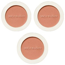 샘물 싱글 블러셔 5g, BE02 플래시 베이지, 3개